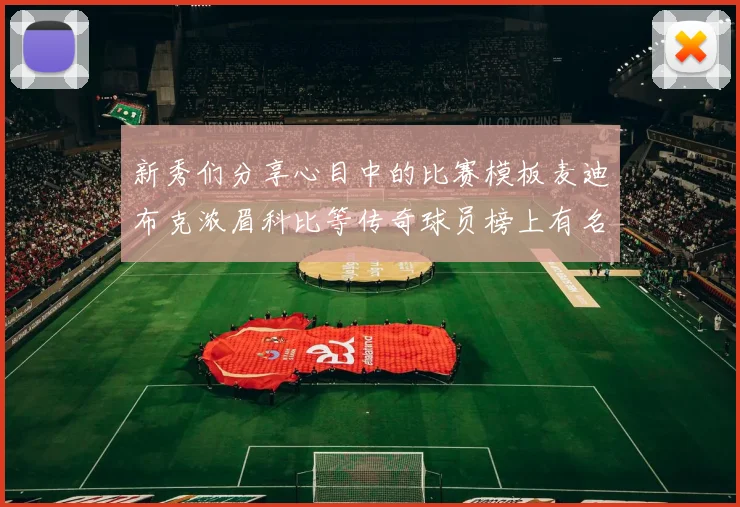 新秀们分享心目中的比赛模板麦迪布克浓眉科比等传奇球员榜上有名